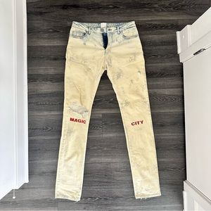 ALCHEMIST - ACID WASH HOLT MAGIC CITY JEANS